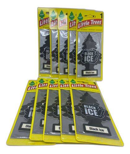 4 Cheirinho Little Trees - Black Ice Odorizador Automotivo