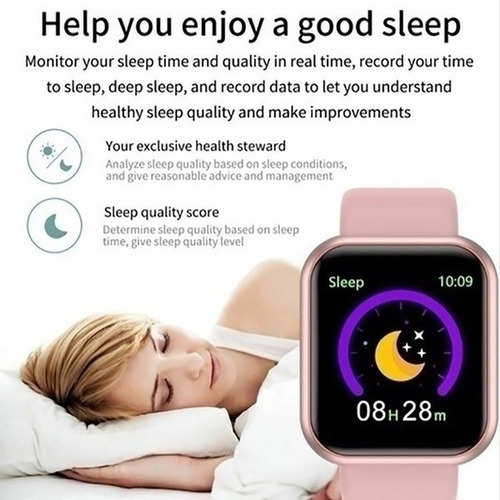 Reloj Inteligente Mujer Bluetooth Y68 D20 Para Huawei iPhone
