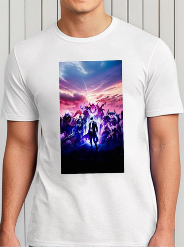 Remera Sung Jin Woo Personalizada Solo Leveling Unisex