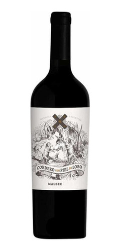 Vinho Cordero Con Piel De Lobo Malbec 750 Ml - Kit Com 03 Un