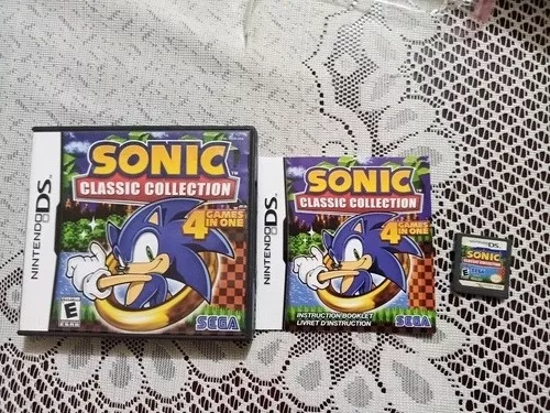 Still have the Sonic Classic Collection box for DS and manual mint  condition got this is like 2012 from my mom on Christmas its one of the  coolest collections out there 10/10 would recommend the DS is the perfect  console for Sonic games! : r