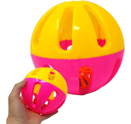 Bonka Bird Toys 2008 Huge 5  Plastic Ball Parrot Foraging Fo
