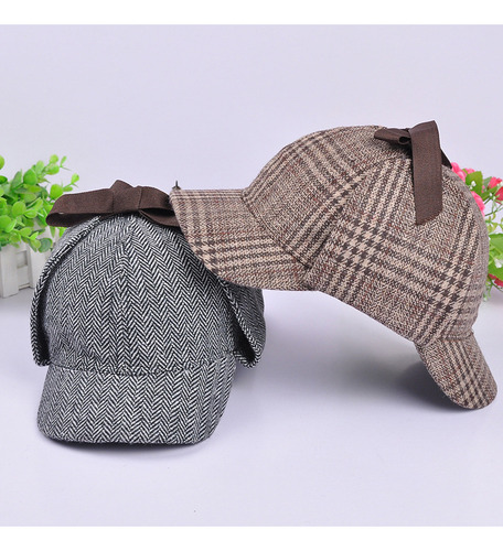 Sherlock Holmes Cosplay Boina Chapéu De Detetive