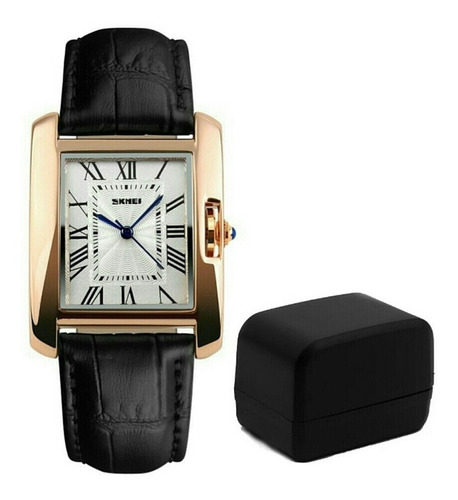 Relógio Skmei De Luxo Modelo 1085 Original Pulseira Couro