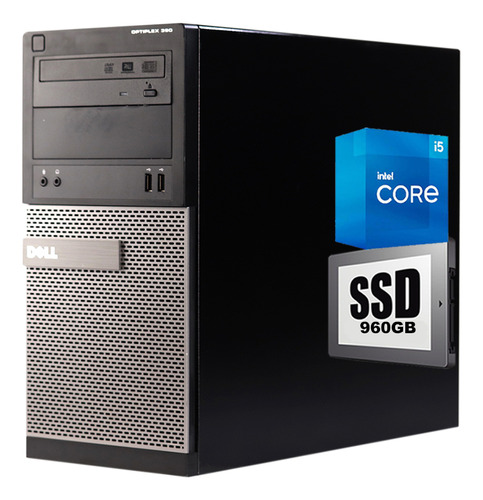 Torre Computadora Pc I5 - 16gb Ram - 960gb Ssd - Win10 (Reacondicionado)