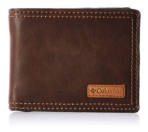 Columbia Mens Rfid Block Passcase Wallet