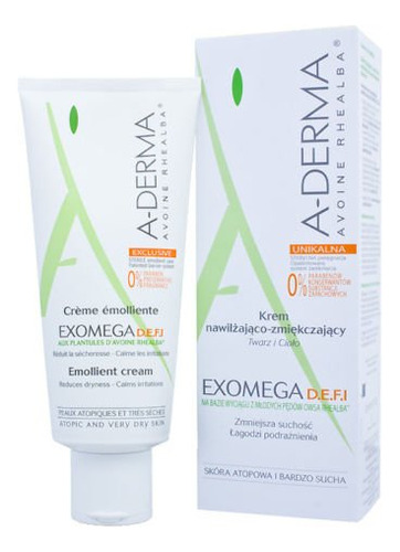 A-derma Exomega - Crema Facial Y Corporal 6.8 Fl Oz Tratamie