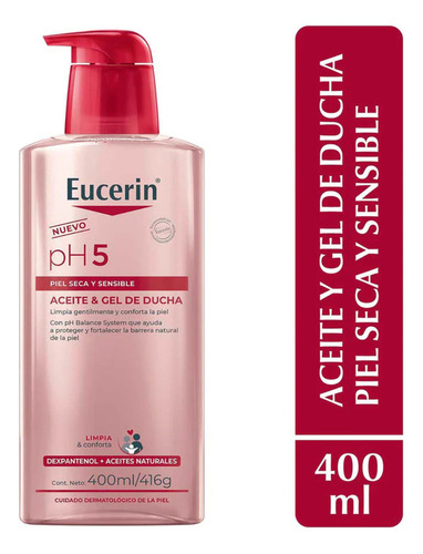 Eucerin Aceite Y Gel De Ducha Ph5 400ml Neutra