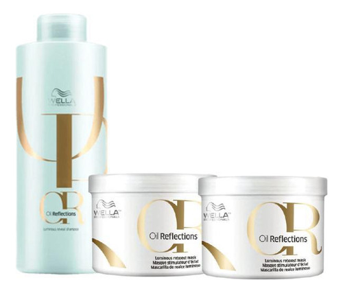 Kit 1 Shampoo Oil Reflections E 2 Mascaras Oil Reflections