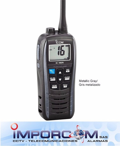Radio Telefono Marino Vhf Icom Ic M 25 Sumergible Japones