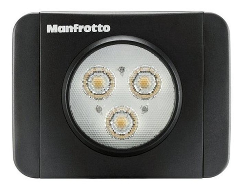 Panel de luz led Manfrotto Lumimuse MLUMIEPL-BK color  blanca fría con estructura Negro