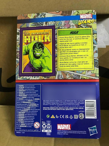 The Incredible Hulk Marvel Legends Retro Collection Original