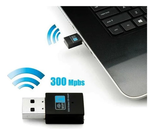 Adaptador Mini Usb Nano Red Inalámbrica Wifi 300mbps 802.11n