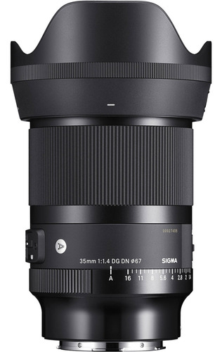Lente Sigma 35mm F/1.4 Dg Dn Art Para Leica L Color Negro Tipo De Montaje Montura En L