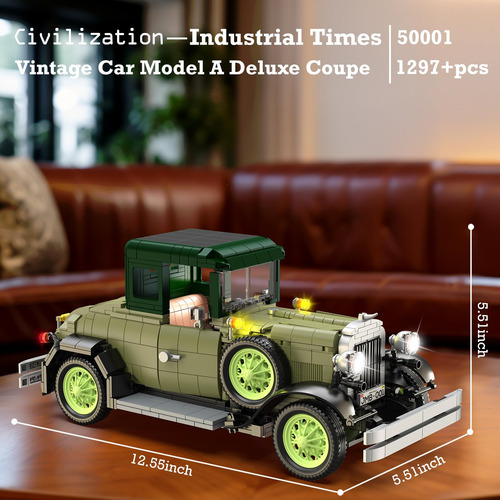Jmbricklayer Set De Construcción De Coches Vintage Con