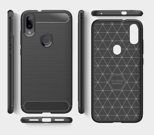 Funda Tpu Fiber Carbon Antigolpe Para Xiaomi Mi Play