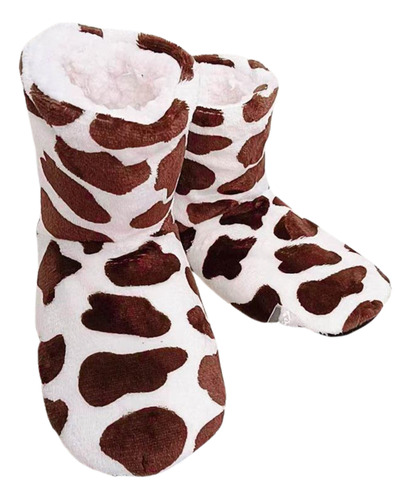 Pantu Bota C Suela Antideslizante Pantuflas P Frio Corderito