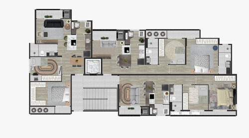 Imagem 8 de 30 de Soul Anita | Apartamento Com 01 Suíte + 01 | Rooftop Gourmet | Sacada Com Churrasqueira - Sa02265 - 70803354