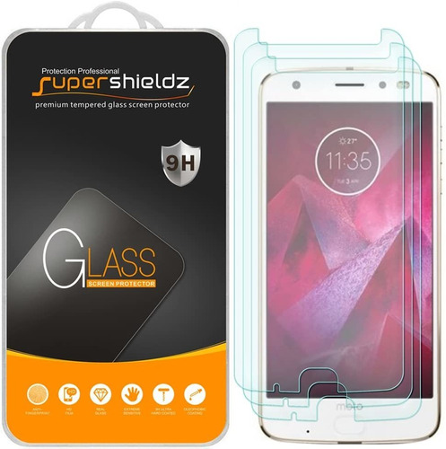 Protector De Pantalla Para Moto Z2 Force Sin Burbujas