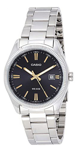 Reloj Para Hombre Casio Mtp-1302d-1a2vdf Plateado