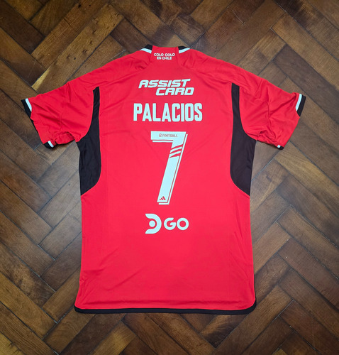 Camiseta Suplente Colo Colo 2023, Palacios 7 Talle L (Usado)
