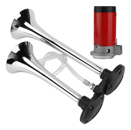 Compresor Air Horn Para Coche Con Doble Trompeta, 12 V, 150