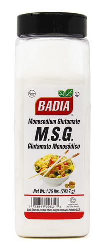 Especia Badia Glutamato Monosodico Monosodium Glutamate Msg
