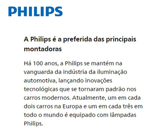 Imagem 4 de 5 de Lâmpada H1 Philips Standard 12258c1 12v 55w Farol Alto Baixo