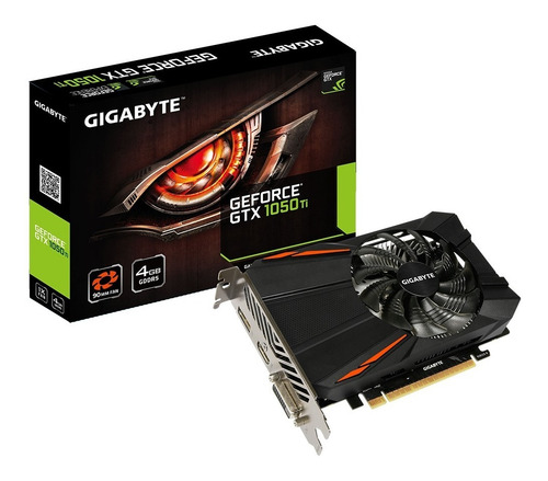 Imagen 1 de 5 de Placa Video Geforce Gtx 1050 Ti 4gb Gigabyte Ddr5