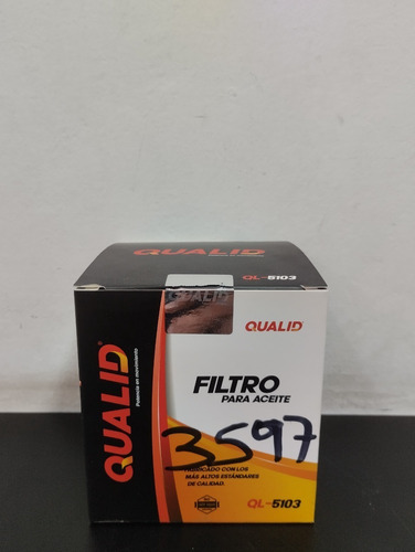 Filtro De Aceite Qualid Ql-5103 Chery Orinoco