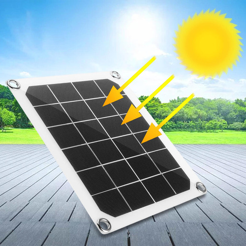 W Panel Solar Monocristalino Exterior P/uso Doméstico 3 En 1