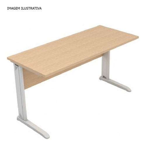 Par Pé De Mesa Sobrepor Com Calha Para Passar Fio Qualidade