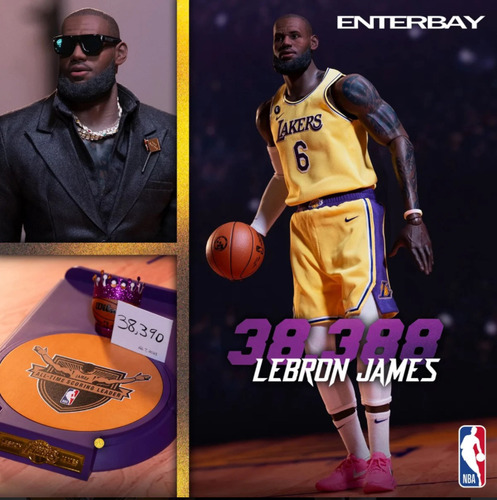 Lebron James 1/6 Special Edition Enterbay Nba Leakers