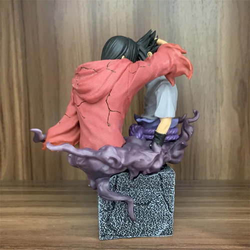 Figura De Acción De 17 Cm De Naruto Brotherly Uchiha Sasuke