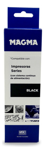 Frasco De Tinta Dye 100ml Para Sistema Continuo Color Negro