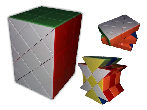 Cubo Mágico Profissional 3x3x3 Fk 2x3x5 Diagonal Stickerless Cor Da Estrutura Pintado
