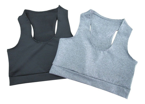 Imagem 5 de 10 de Kit 10 Top Feminino Alta Sustentação Academia Moda Fitness