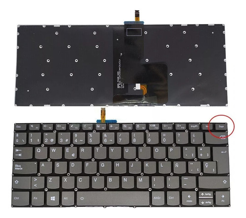 Teclado Lenovo Ideapad S340-14 S340-14iil 14iml 14api Ilumin