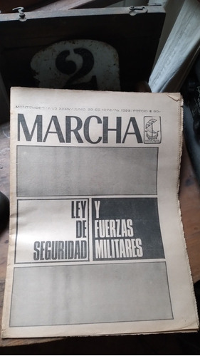 Semanario Marcha 30/6/1972- Ley De Seguridad-fuerzas Armadas