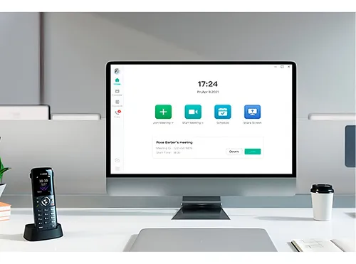 Teléfono IP inalámbrico Dect Yealink W73h con pantalla