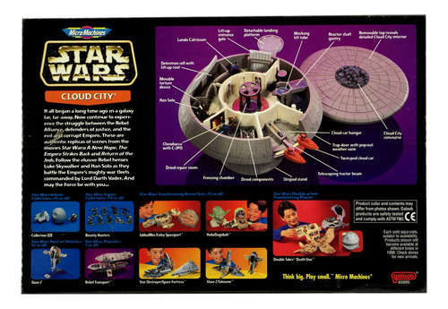 Star Wars Micro Machines Transforming Action Set Cloud City