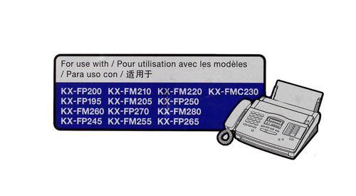 Imagen 2 de 2 de Rollo Ribbon Generico Panasonic Kx-fa136a 100 Metros
