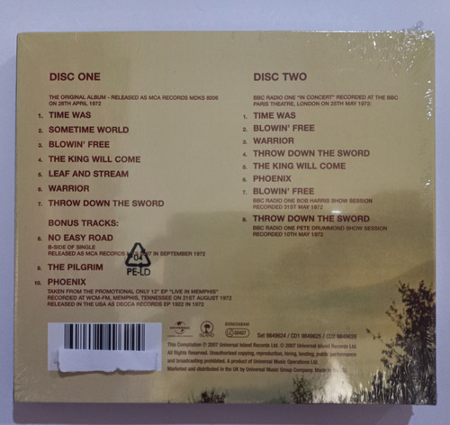 Cd Wishbone Ash: Argus (duplo, Lacrado)
