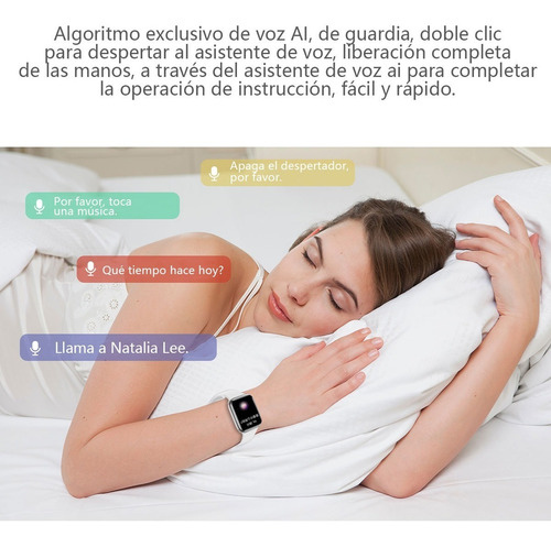 Imagen 3 de 7 de Reloj Inteligentes Dama Hombre Deportes S8 Versión Mejorada