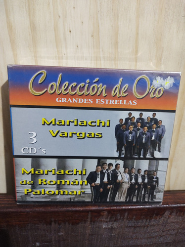 Colección De Oro Mariachis Grandes Estrellas 3cds Cd #0116