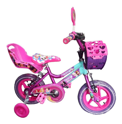 Bicicleta Para Niña De 3 A 5 Años Rin 12  Princesas Frozen.