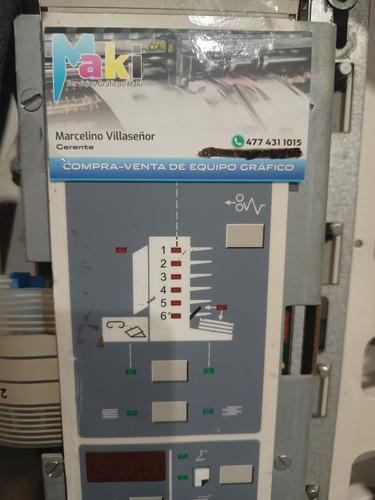 Batería De Entintado Multilith 1250 Para Imprenta