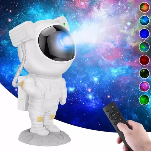 Explora el Universo con esta Lámpara LED Astronauta: Proyector de Gala