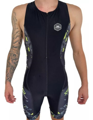 Enterito Triatlón Sin Mangas Xs1 Xtres - Unisex C/bolsillos