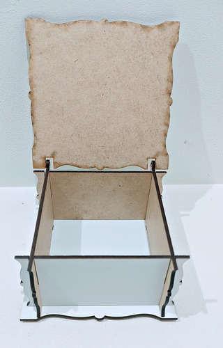 Imagem 5 de 5 de Caixa Lembrancinha Dia Das Mães Mdf Branco - 10 Unidades